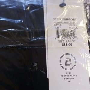 NTW Blanqi sport support hipster cuffed leggings